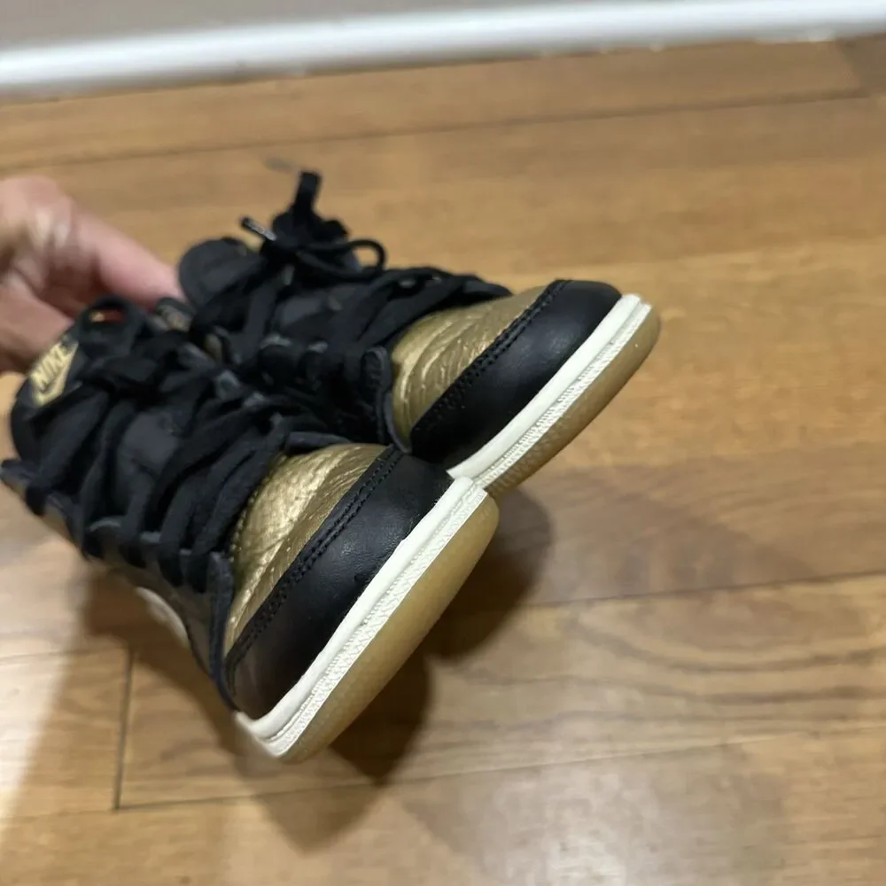 Nike Jordan 1 Retro High Og Black/Metallic Gold Size 10 Baby Toddler FD 1413-071